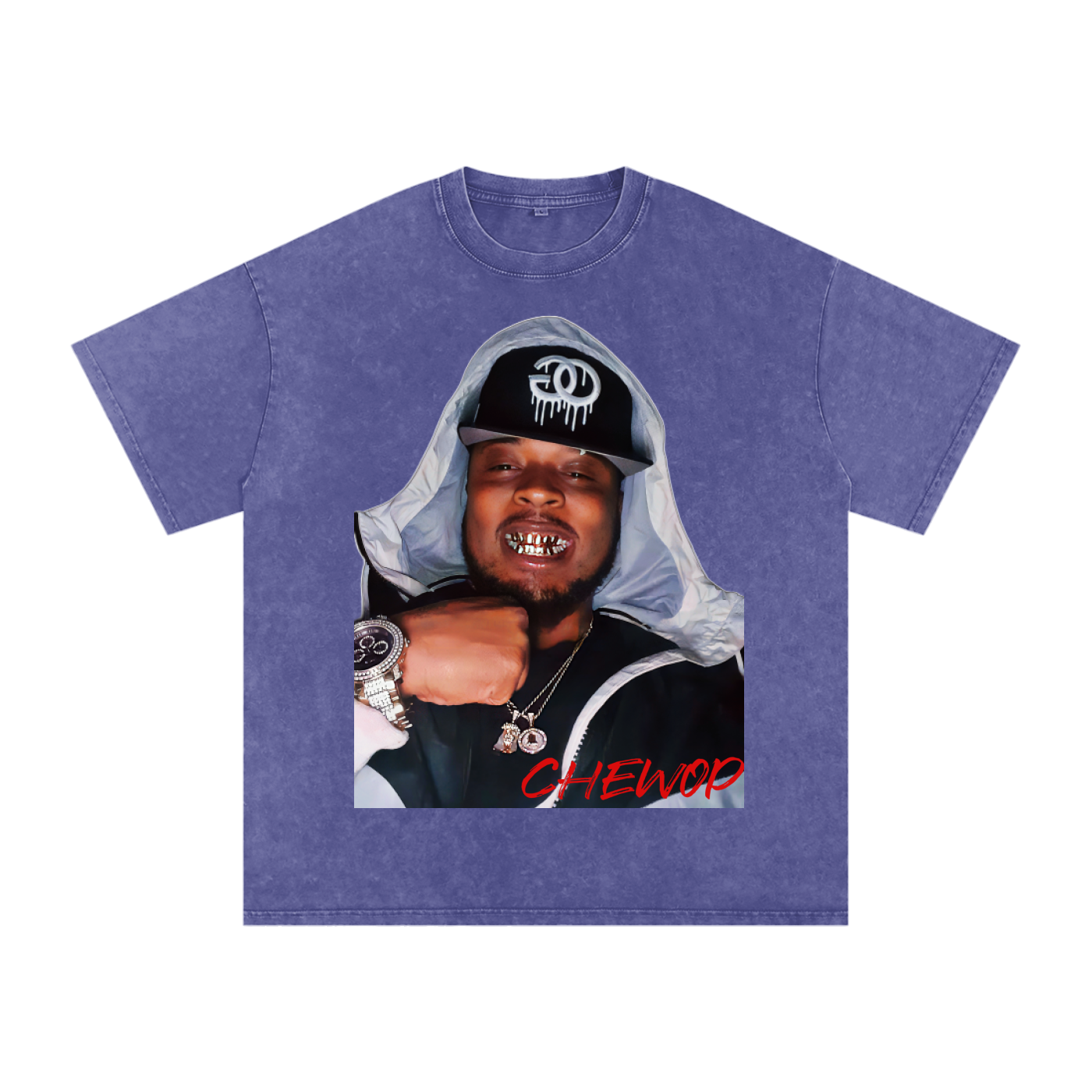 Acid Wash Oversize T-Shirt - 250 GSM