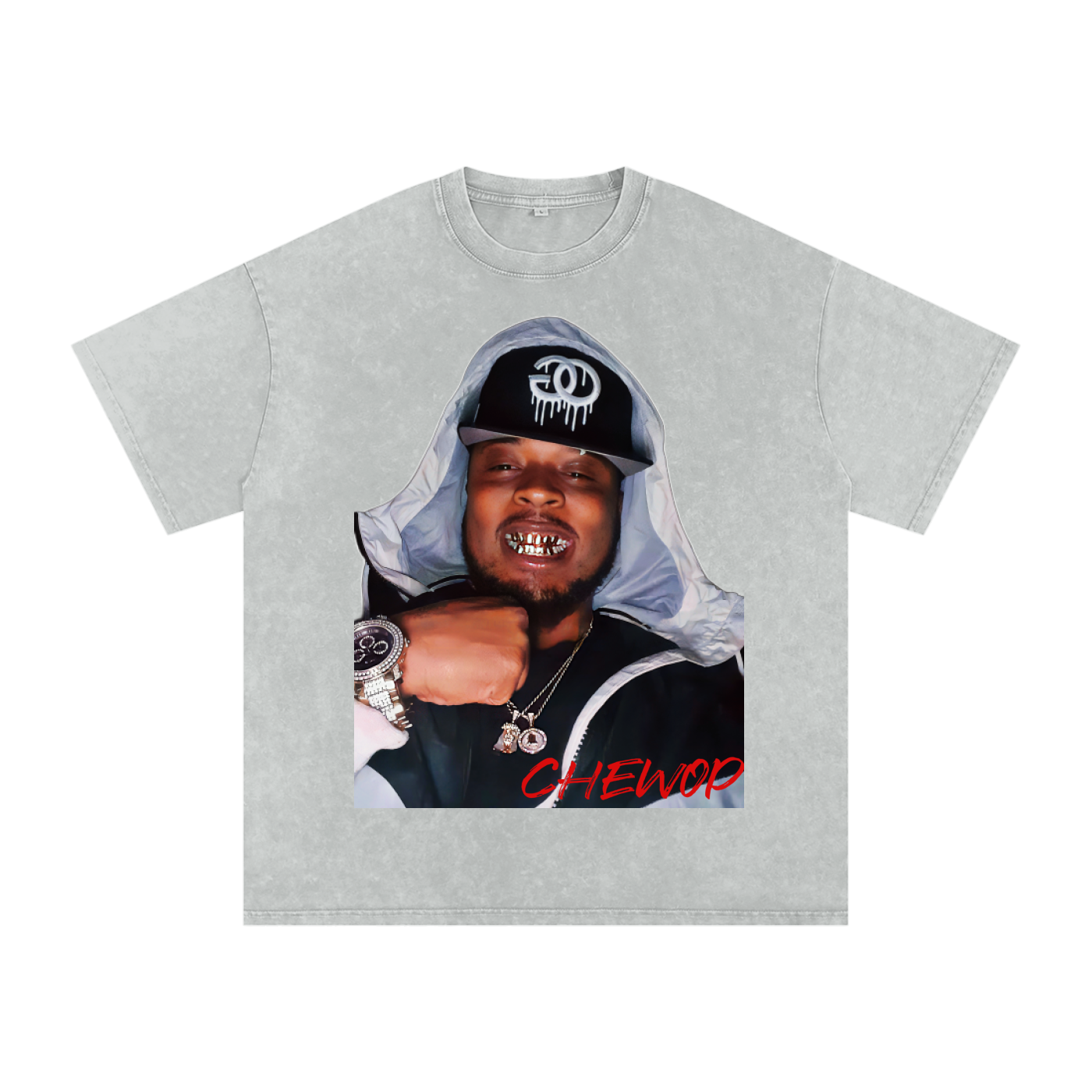 Acid Wash Oversize T-Shirt - 250 GSM