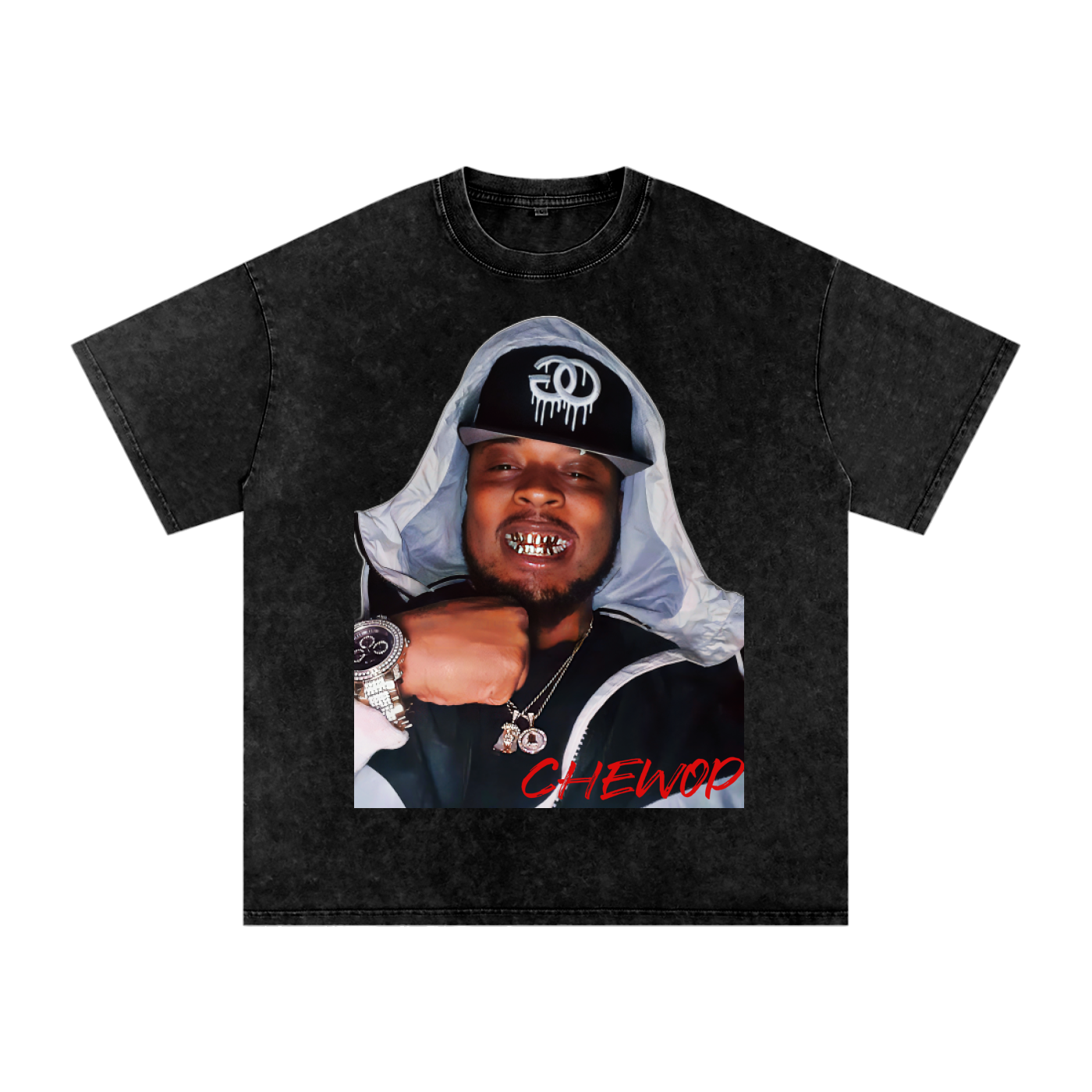 Acid Wash Oversize T-Shirt - 250 GSM